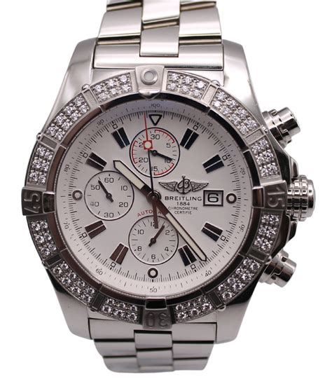 breitling colt replacement bezel|breitling super avenger diamond bezel.